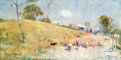 Summer Droving, Australia by Arthur Streeton